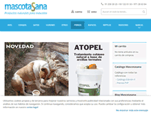 Tablet Screenshot of mascotasana.es